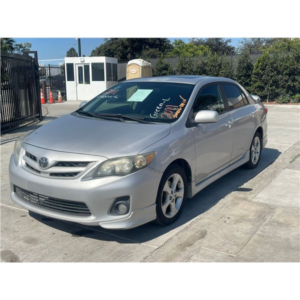 TOYT COROLLA 2011 O/S-T REPO -SMOG 2DAYS