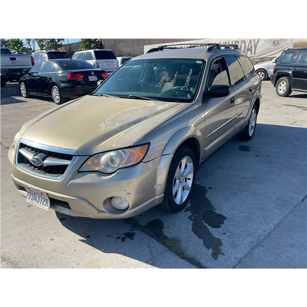 SUBA OUTBACK 2008 SALV T/DONATION