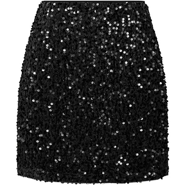 BRAND NEW IDEALSANXUN BLACK SEQUIN SKIRT SZ MEDIUM