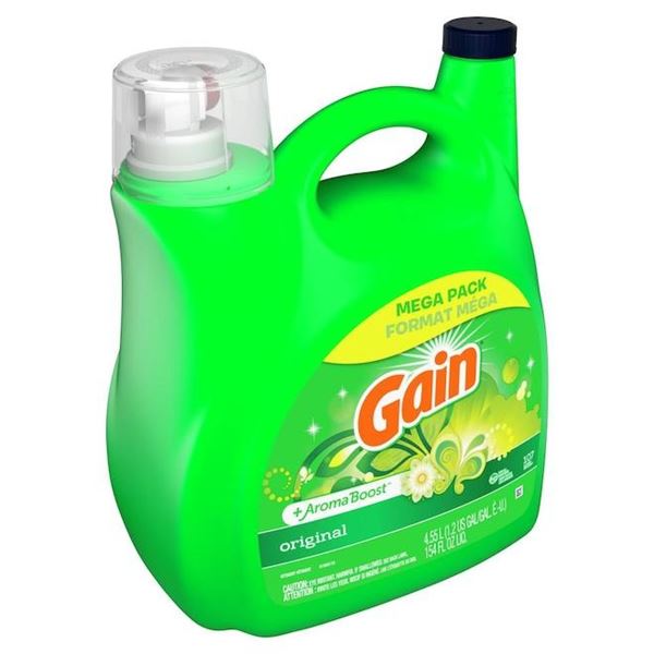 NEW 4.55L MEGA PACK GAIN DETERGENT
