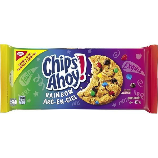 NEW 457G CHIPS AHOY RAINBOW