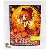 Image 1 : PAPERBACK-LARGE PRINT HALLOWEEN COLORING BOOK