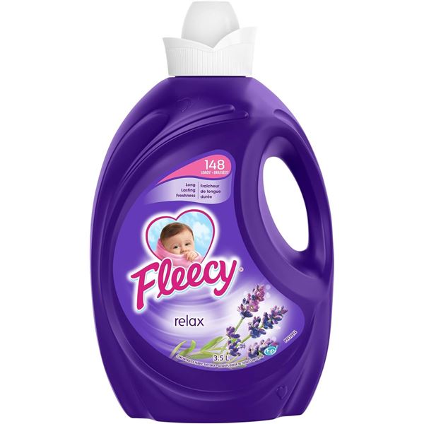 3.5L BOTTLE OF FLEECY RELAX FABRIC SOFTENER 148