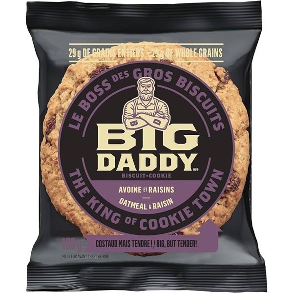 BIG DADDY 8 X 100G OATMEAL COOKIE