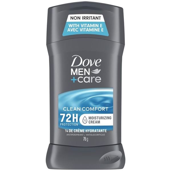 NEW BOX WITH 4 X 76G DOVE MEN CARE + CLEAN COMFORT