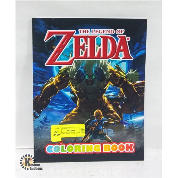 NEW LEGEND OF ZELDA COLORING BOOK
