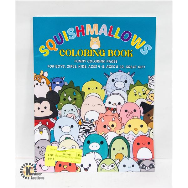 NEW SQUISHMALLOWS COLORING BOOK