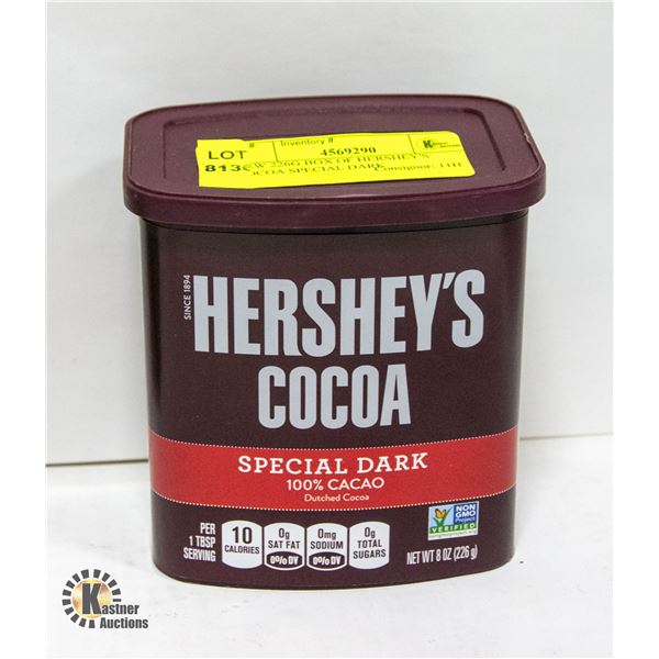 NEW 226G BOX OF HERSHEY'S COCOA SPECIAL DARK