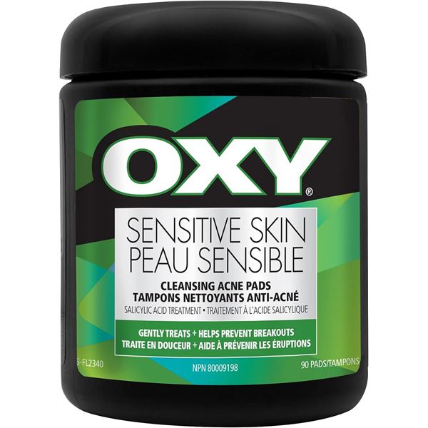 BRAND NEW OXY 90 PADS SENSITIVE SKIN ACNE PADS
