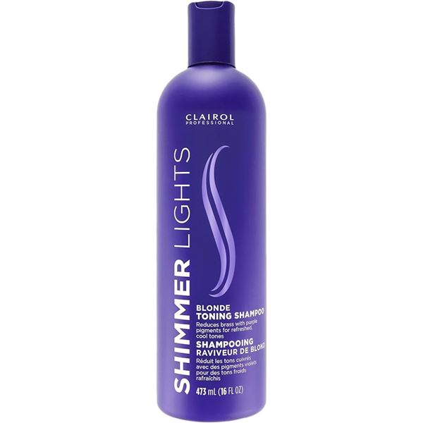 NEW 473ML CLAIROL SHIMMER LIGHTS TONING SHAMPOO