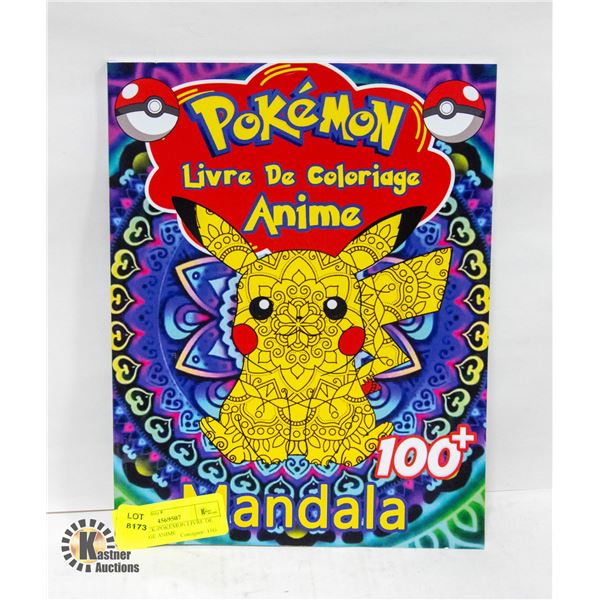 PAPERBACK-POKEMON LIVRE DE COLORIAGE ANIME
