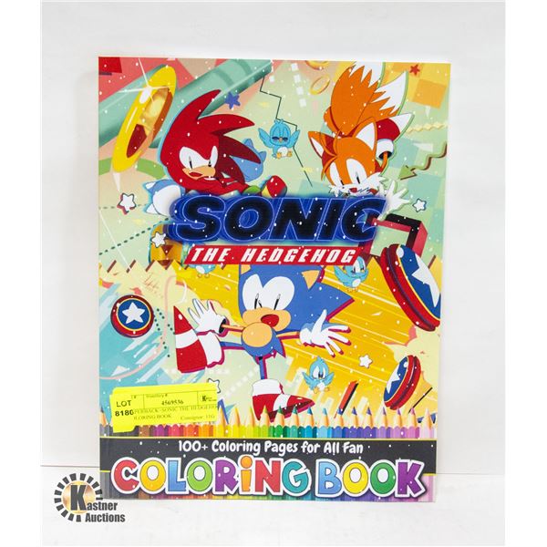 PAPERBACK=SONIC THE HEDGEHOG COLORING BOOK