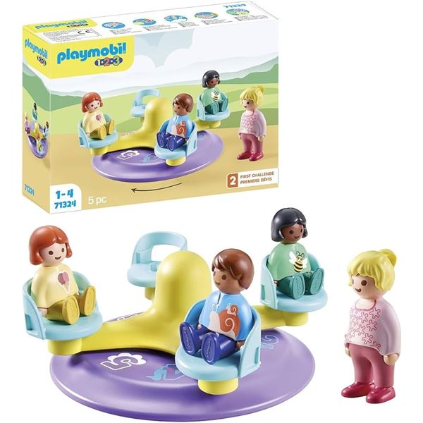 BRAND NEW PLAYMOBIL 123 MERRY-GO-ROUND