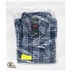 Image 1 : NEW LEVIS LARGE BUTTON UP STRIPPED BLUE SHIRT