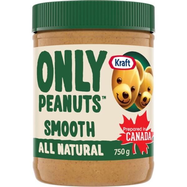 NEW 750G KRAFT SMOOTH PEANUT BUTTER