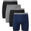 Image 1 : 4PK OF HANES SIZE MED TAGLESS BOXER BRIEFS