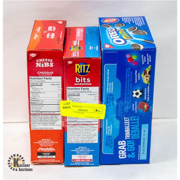 PACK OF 3 SNACKS