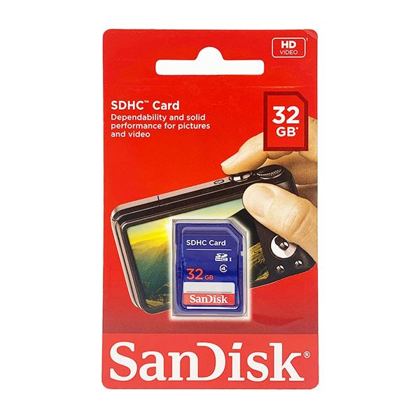 NEW SANDISK 32GB CLASS 4 SDHC FLASH MEMORY CARD