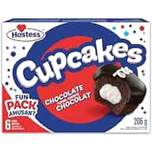 NEW 3 X 206 G HOSTESS CUPCAKES