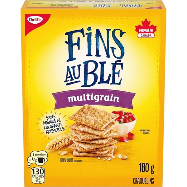 NEW 2 X 180G WHEAT THINS MULTIGRAIN