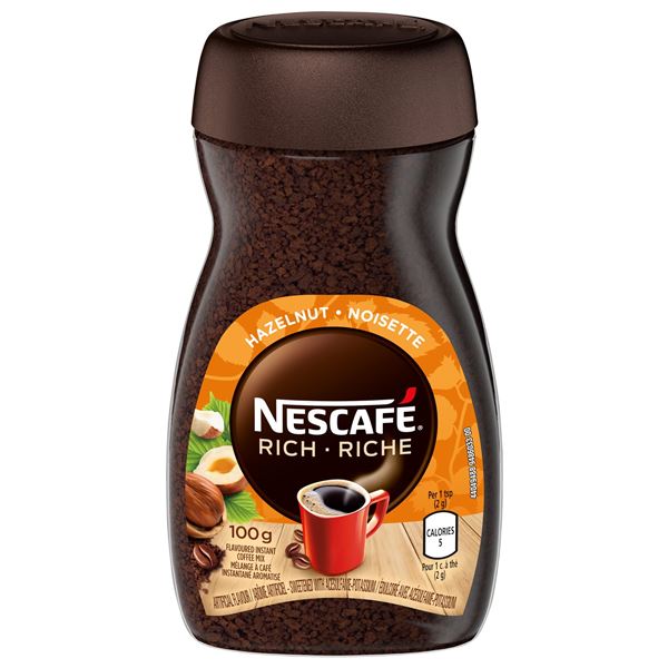 NEW 2 X 100G NESCAFE RICH HAZELNUT COFFEE MIX