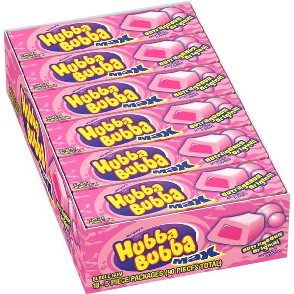 NEW 90 OF HUBBA BUBBA  BUBBLEGUM