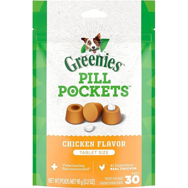 NEW 224G GREENIES PILL POCKETS