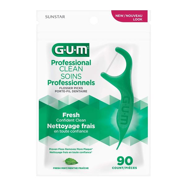 NEW GUM PROFESSIONAL CLEAN FLOSSER PACK