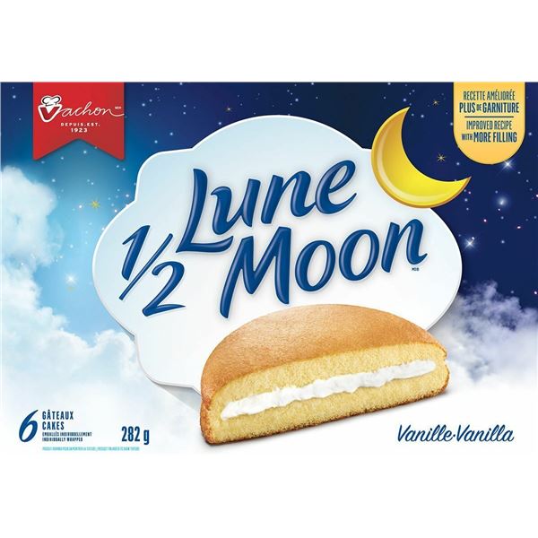 NEW 3 X 282G LUNE MOON VANILLA
