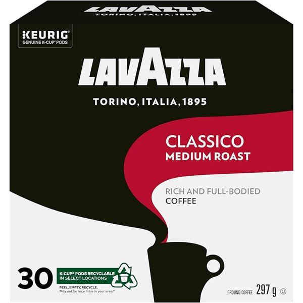 NEW 297G LAVAZZA CLASSICO MEDIUM ROAST
