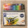 Image 1 : NEW STAEDTLER 36 DOUBLE ENDED FIBRE TIP PENS