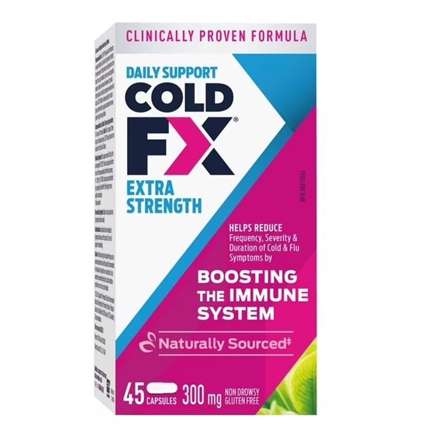45 CAPSULES 300MG BOTTLE OF COLD FX EXTRA STRENGTH