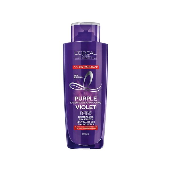 NEW 200ML L'OREAL COLOR RADIANCE PURPLE SHAMPOO