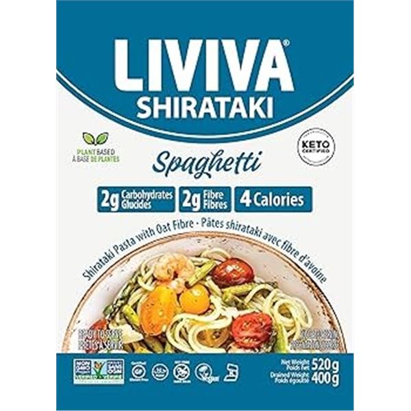 BOX OF 6 X 520G LIVIVA SHIRATAKI FETTUCCINE