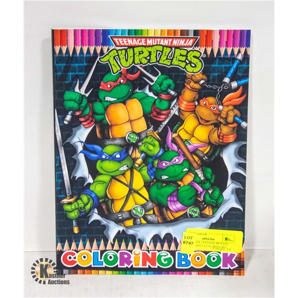 PAPERBACK-TEENAGE MUTANT NINJA TURTLES COLORING BO