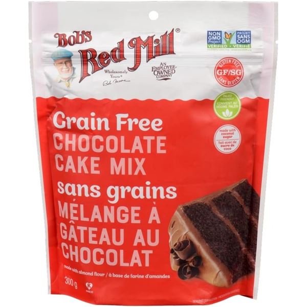 2 BOB'S RED MILL GRAIN FREE CHOCOLATE CAKE MIX