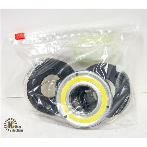 3 BRAND NEW DORCY CLIP ON LED CIRCULAR LIGHTS