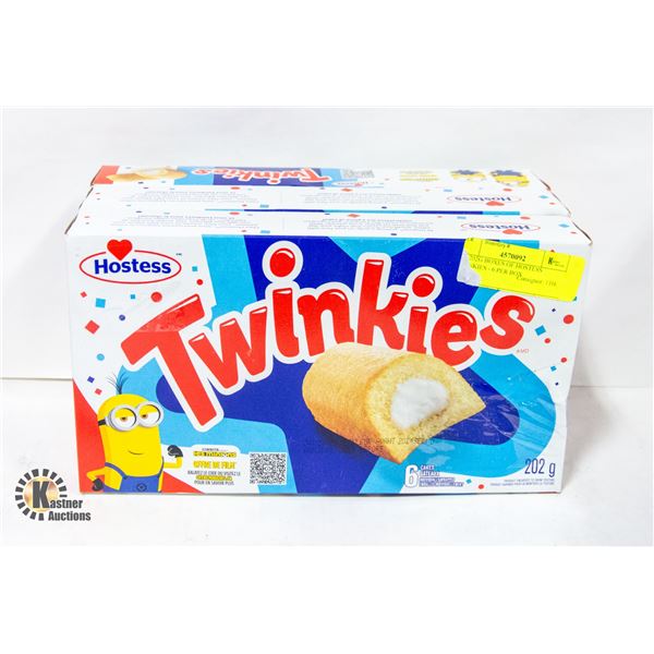 3 X 202G BOXES OF HOSTESS TWINKIES - 6 PER BOX