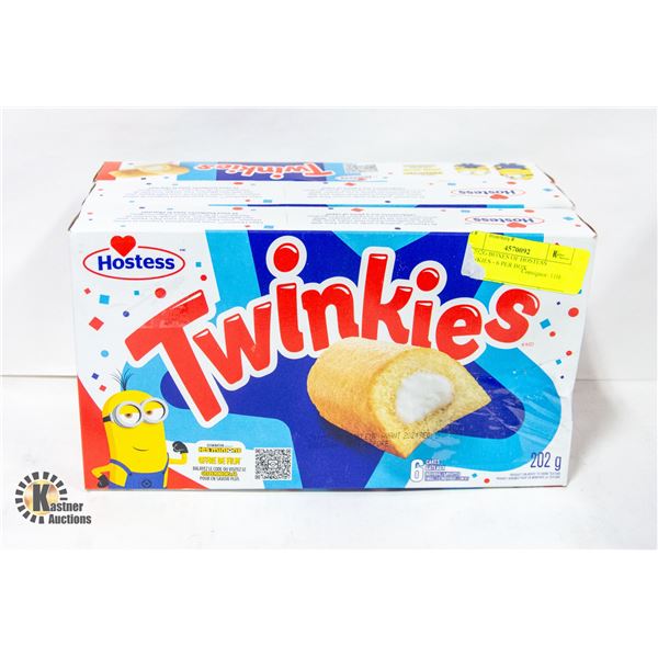 3 X 202G BOXES OF HOSTESS TWINKIES - 6 PER BOX