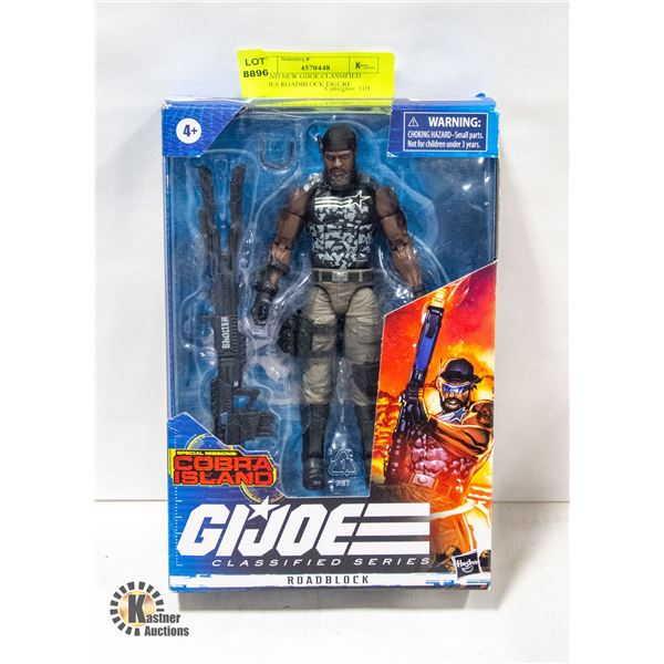 BRAND NEW GIJOE CLASSIFIED SERIES ROADBLOCK FIGURE