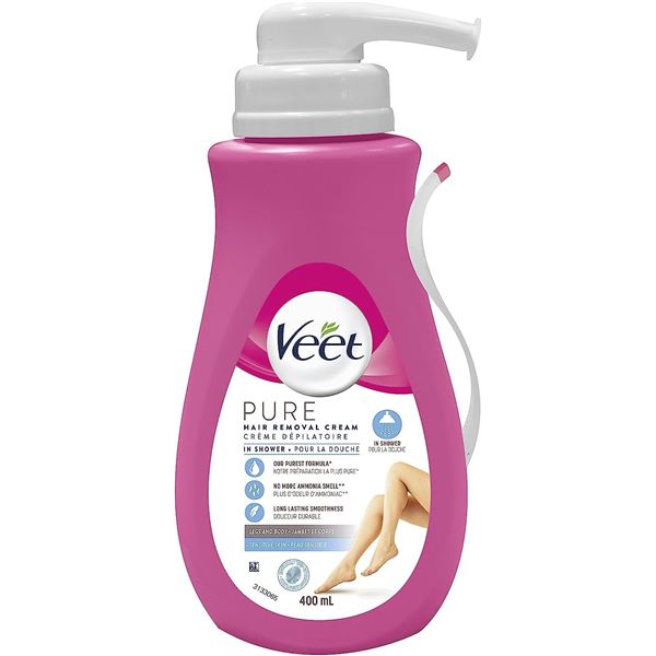 400ML BOTTLE OF VEET PURE HAIR REMOVAL CREAM