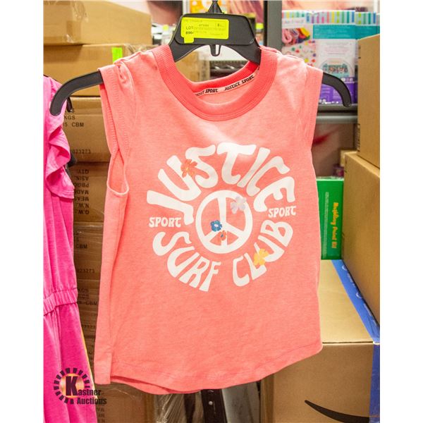 BRAND NEW SIZE SMALL (7-8) SPORT JUSTICE SURF CLUB