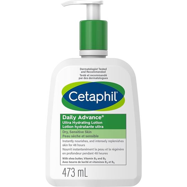 NEW 473ML CETAPHIL DAILY ADVANCE LOTION