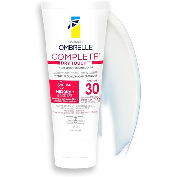 NEW 90ML GARNIER OMBRELLE DRY TOUCH SUNSCREEN