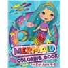 Image 1 : PAPERBACK-MERMAID COLORING BOOK AGES 4-8
