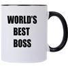 Image 1 : WORLDS BEST BOSS 110Z TWO TONE MUG