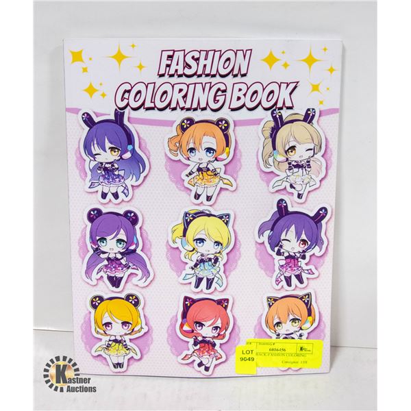 PAPERBACK-FASHION COLORING BOOK