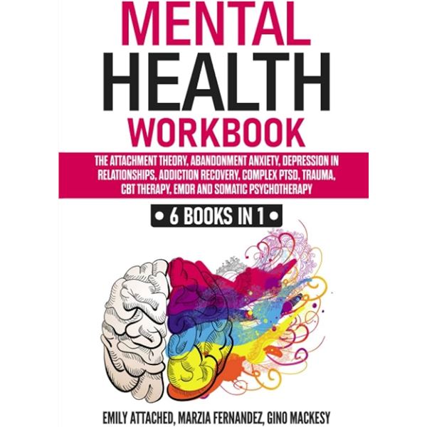 HARDCOVER-MENTAL HEALTH WORKBOOK 6 BOOKS IN 1
