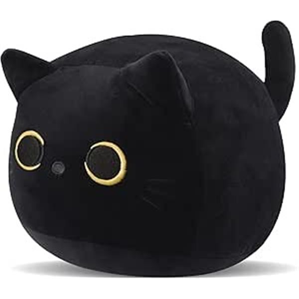 NEW CAT PLUSH TOY 30CM STUFFED ANIMAL BLACK KITTEN