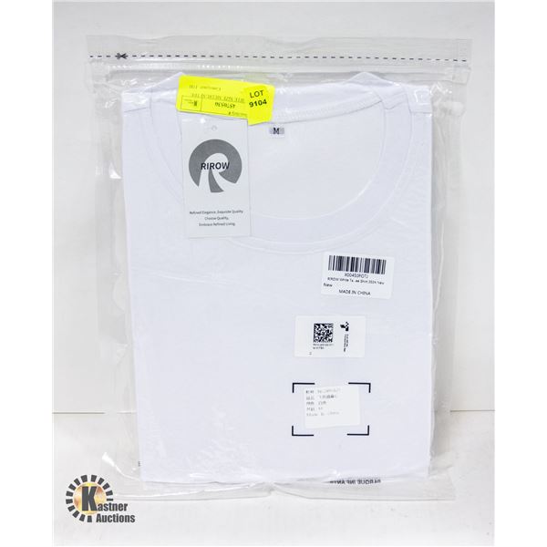 RIROW WHITE SIZE MEDIUM TEE SHIRT